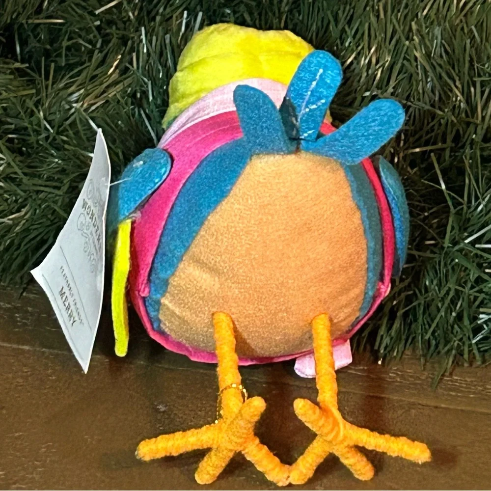 Featherly Friends MERRY Bird 2024 Target Wondershop 6.5” Tall. NWT